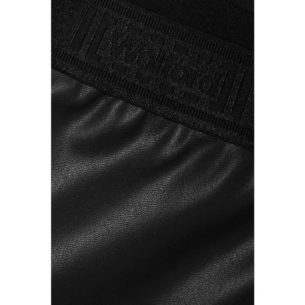 NWT Wolford Vegan Leather Trouser Pants Black XS